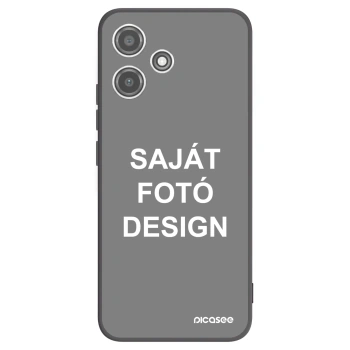Picasee fekete szilikon tok az alábbi mobiltelefonokra Xiaomi Redmi 12 5G - Saját fotó/motívum