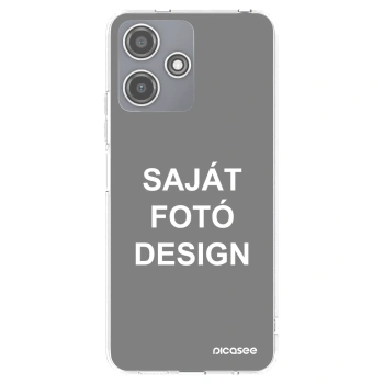 Picasee átlátszó szilikon tok az alábbi mobiltelefonokra Xiaomi Redmi 12 5G - Saját fotó/motívum