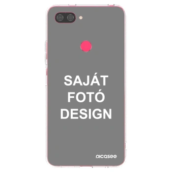 Picasee átlátszó szilikon tok az alábbi mobiltelefonokra Xiaomi Mi 8 Lite - Saját fotó/motívum