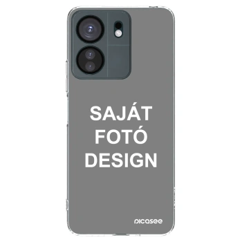 Picasee átlátszó szilikon tok az alábbi mobiltelefonokra Xiaomi Redmi 13C 4G - Saját fotó/motívum