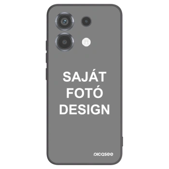 Picasee fekete szilikon tok az alábbi mobiltelefonokra Xiaomi Poco X6 - Saját fotó/motívum