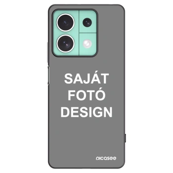 Picasee fekete szilikon tok az alábbi mobiltelefonokra Xiaomi Redmi Note 13 5G - Saját fotó/motívum