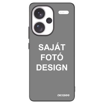 Picasee fekete szilikon tok az alábbi mobiltelefonokra Xiaomi Redmi Note 13 Pro+ 5G - Saját fotó/motívum