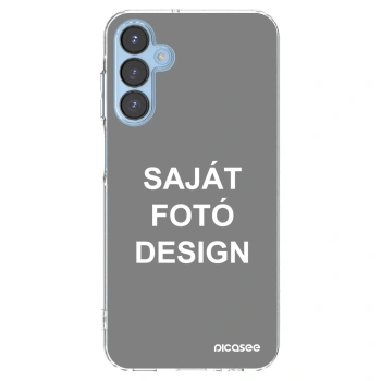Picasee átlátszó szilikon tok az alábbi mobiltelefonokra Samsung Galaxy A15 A156B 5G - Saját fotó/motívum