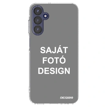Picasee átlátszó szilikon tok az alábbi mobiltelefonokra Samsung Galaxy A15 A155F 4G - Saját fotó/motívum