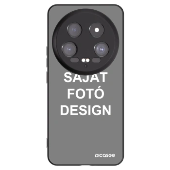 Picasee fekete szilikon tok az alábbi mobiltelefonokra Xiaomi 14 Ultra - Saját fotó/motívum