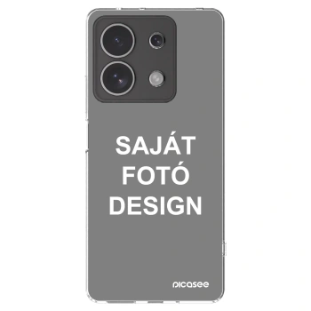 Picasee átlátszó szilikon tok az alábbi mobiltelefonokra Xiaomi Redmi Note 13 4G - Saját fotó/motívum