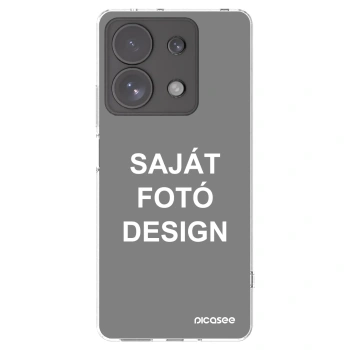 Picasee átlátszó szilikon tok az alábbi mobiltelefonokra Xiaomi Redmi Note 13 Pro 4G - Saját fotó/motívum