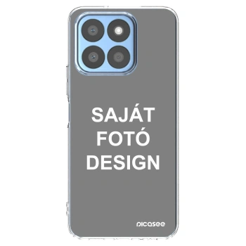 Picasee átlátszó szilikon tok az alábbi mobiltelefonokra Honor X8b - Saját fotó/motívum
