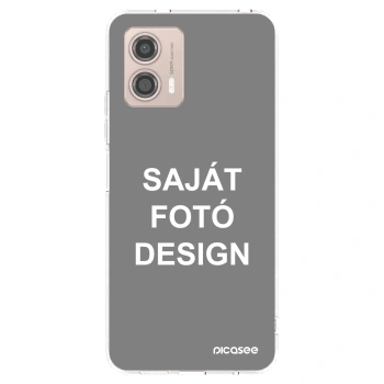 Picasee átlátszó szilikon tok az alábbi mobiltelefonokra Motorola Moto G53 5G - Saját fotó/motívum