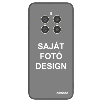 Picasee fekete szilikon tok az alábbi mobiltelefonokra Realme 12 Pro 5G - Saját fotó/motívum