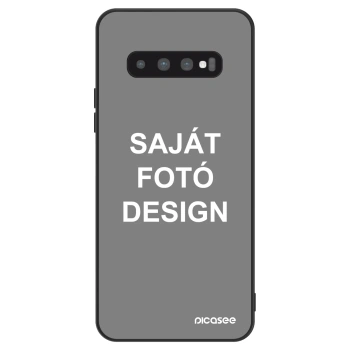 Szilikon tok erre a típusra Samsung Galaxy S10 Plus G975 - Saját fotó/motívum