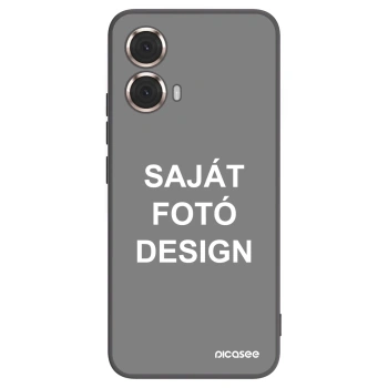 Picasee fekete szilikon tok az alábbi mobiltelefonokra Motorola Moto G85 - Saját fotó/motívum