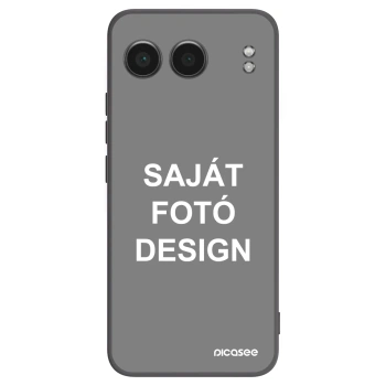 Picasee fekete szilikon tok az alábbi mobiltelefonokra OnePlus Nord 4 - Saját fotó/motívum