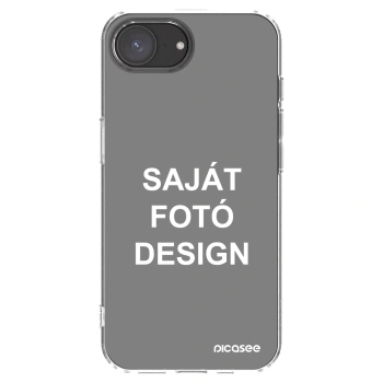Picasee átlátszó szilikon tok az alábbi mobiltelefonokra Apple iPhone 16e - Saját fotó/motívum