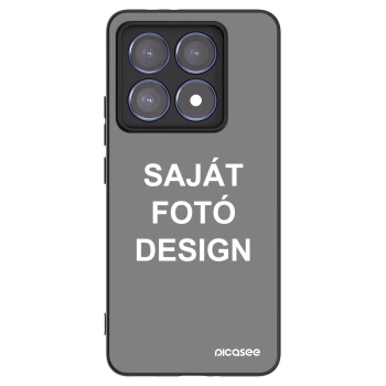 Picasee fekete szilikon tok az alábbi mobiltelefonokra Xiaomi 14T Pro - Saját fotó/motívum
