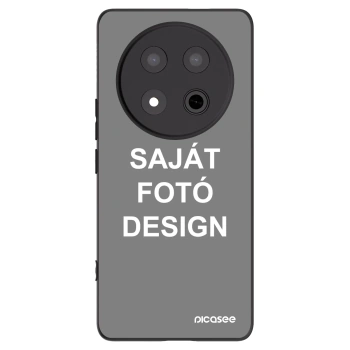 Picasee fekete szilikon tok az alábbi mobiltelefonokra Honor Magic7 Lite 5G - Saját fotó/motívum