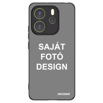 Picasee fekete szilikon tok az alábbi mobiltelefonokra Xiaomi Redmi Note 14 4G - Saját fotó/motívum