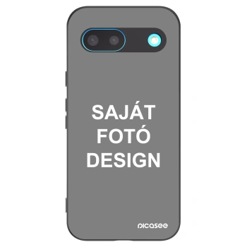 Picasee fekete szilikon tok az alábbi mobiltelefonokra Google Pixel 8 - Saját fotó/motívum
