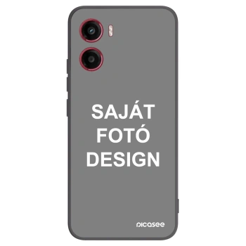 Picasee fekete szilikon tok az alábbi mobiltelefonokra Motorola Moto G05 - Saját fotó/motívum