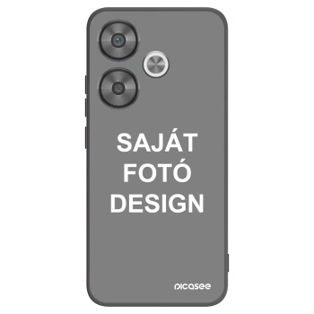 Picasee fekete szilikon tok az alábbi mobiltelefonokra Xiaomi Poco F6 - Saját fotó/motívum