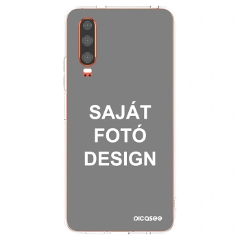 Picasee átlátszó szilikon tok az alábbi mobiltelefonokra Huawei P30 - Saját fotó/motívum