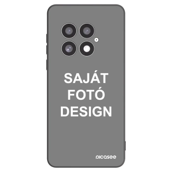 Picasee fekete szilikon tok az alábbi mobiltelefonokra OnePlus 13 5G - Saját fotó/motívum