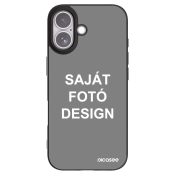 Picasee fekete szilikon tok az alábbi mobiltelefonokra Apple iPhone 17 - Saját fotó/motívum