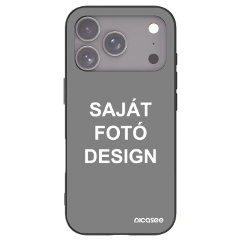 Picasee fekete szilikon tok az alábbi mobiltelefonokra Apple iPhone 17 Pro - Saját fotó/motívum