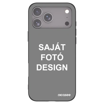 Picasee fekete szilikon tok az alábbi mobiltelefonokra Apple iPhone 17 Pro Max - Saját fotó/motívum