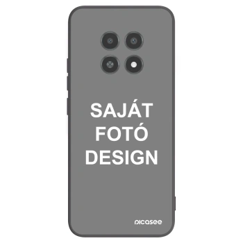 Picasee fekete szilikon tok az alábbi mobiltelefonokra Realme 12X - Saját fotó/motívum