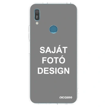 Picasee átlátszó szilikon tok az alábbi mobiltelefonokra Huawei Y6 2019 - Saját fotó/motívum