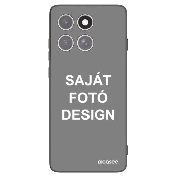 Picasee fekete szilikon tok az alábbi mobiltelefonokra Motorola Edge 60 Fusion - Saját fotó/motívum
