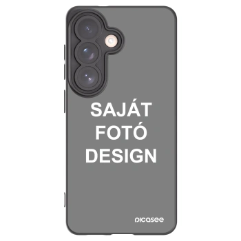 Picasee fekete szilikon tok az alábbi mobiltelefonokra Samsung Galaxy S26 - Saját fotó/motívum