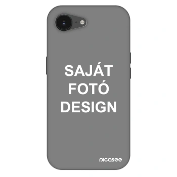 Szilikon tok erre a típusra Apple iPhone 17e - Saját fotó/motívum