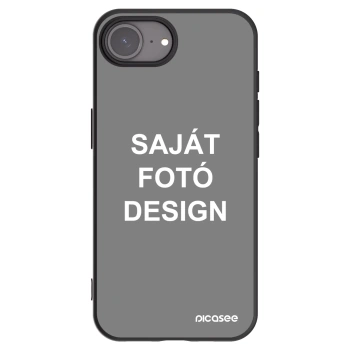 Picasee fekete szilikon tok az alábbi mobiltelefonokra Apple iPhone 17e - Saját fotó/motívum