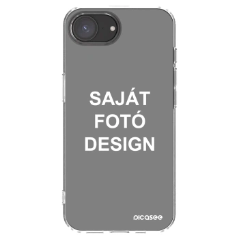 Picasee átlátszó szilikon tok az alábbi mobiltelefonokra Apple iPhone 17e - Saját fotó/motívum