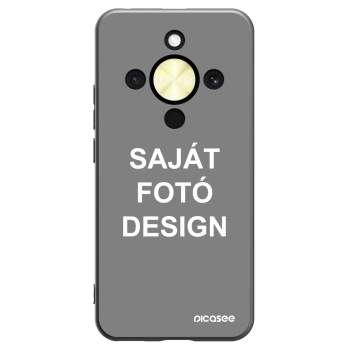 Picasee fekete szilikon tok az alábbi mobiltelefonokra Honor Magic8 Lite 5G - Saját fotó/motívum