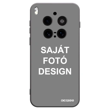 Picasee fekete szilikon tok az alábbi mobiltelefonokra Vivo X300 Pro - Saját fotó/motívum