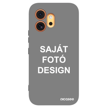 Picasee fekete szilikon tok az alábbi mobiltelefonokra Honor 600 - Saját fotó/motívum