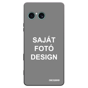 Picasee fekete szilikon tok az alábbi mobiltelefonokra Sony Xperia 10 VII - Saját fotó/motívum