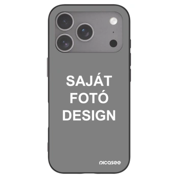 Picasee fekete szilikon tok az alábbi mobiltelefonokra Apple iPhone 18 Pro - Saját fotó/motívum