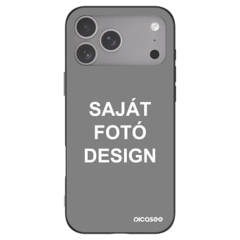 Picasee fekete szilikon tok az alábbi mobiltelefonokra Apple iPhone 18 Pro Max - Saját fotó/motívum