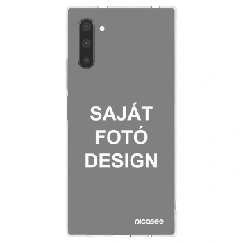 Picasee átlátszó szilikon tok az alábbi mobiltelefonokra Samsung Galaxy Note 10 N970F - Saját fotó/motívum