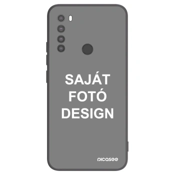 Picasee fekete szilikon tok az alábbi mobiltelefonokra Xiaomi Redmi Note 8 - Saját fotó/motívum