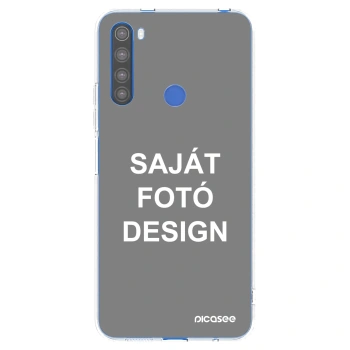 Picasee átlátszó szilikon tok az alábbi mobiltelefonokra Xiaomi Redmi Note 8T - Saját fotó/motívum