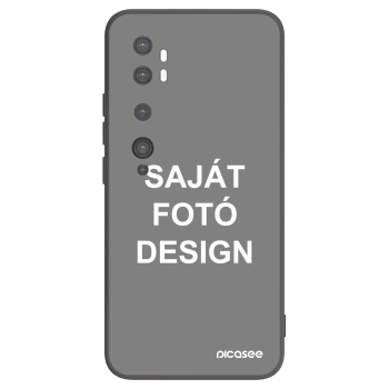 Picasee fekete szilikon tok az alábbi mobiltelefonokra Xiaomi Mi Note 10 (Pro) - Saját fotó/motívum