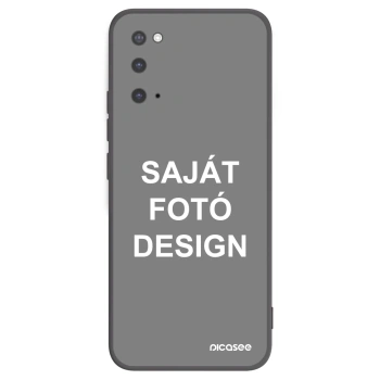 Picasee fekete szilikon tok az alábbi mobiltelefonokra Samsung Galaxy S20 G980F - Saját fotó/motívum