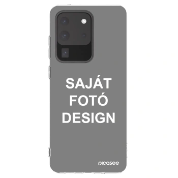 Picasee átlátszó szilikon tok az alábbi mobiltelefonokra Samsung Galaxy S20 Ultra 5G G988F - Saját fotó/motívum