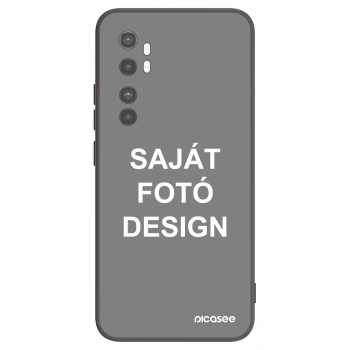 Picasee fekete szilikon tok az alábbi mobiltelefonokra Xiaomi Mi Note 10 Lite - Saját fotó/motívum
